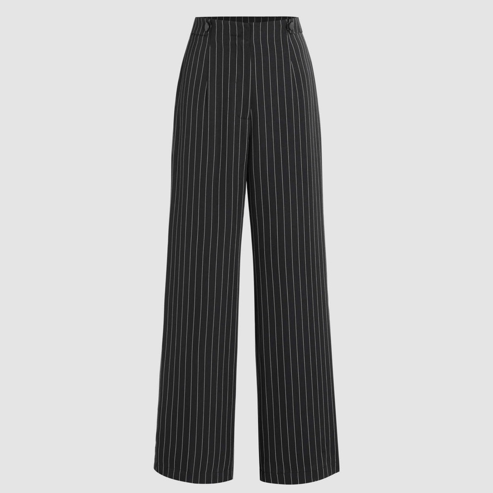 NWT Cider Black and White Striped Trousers